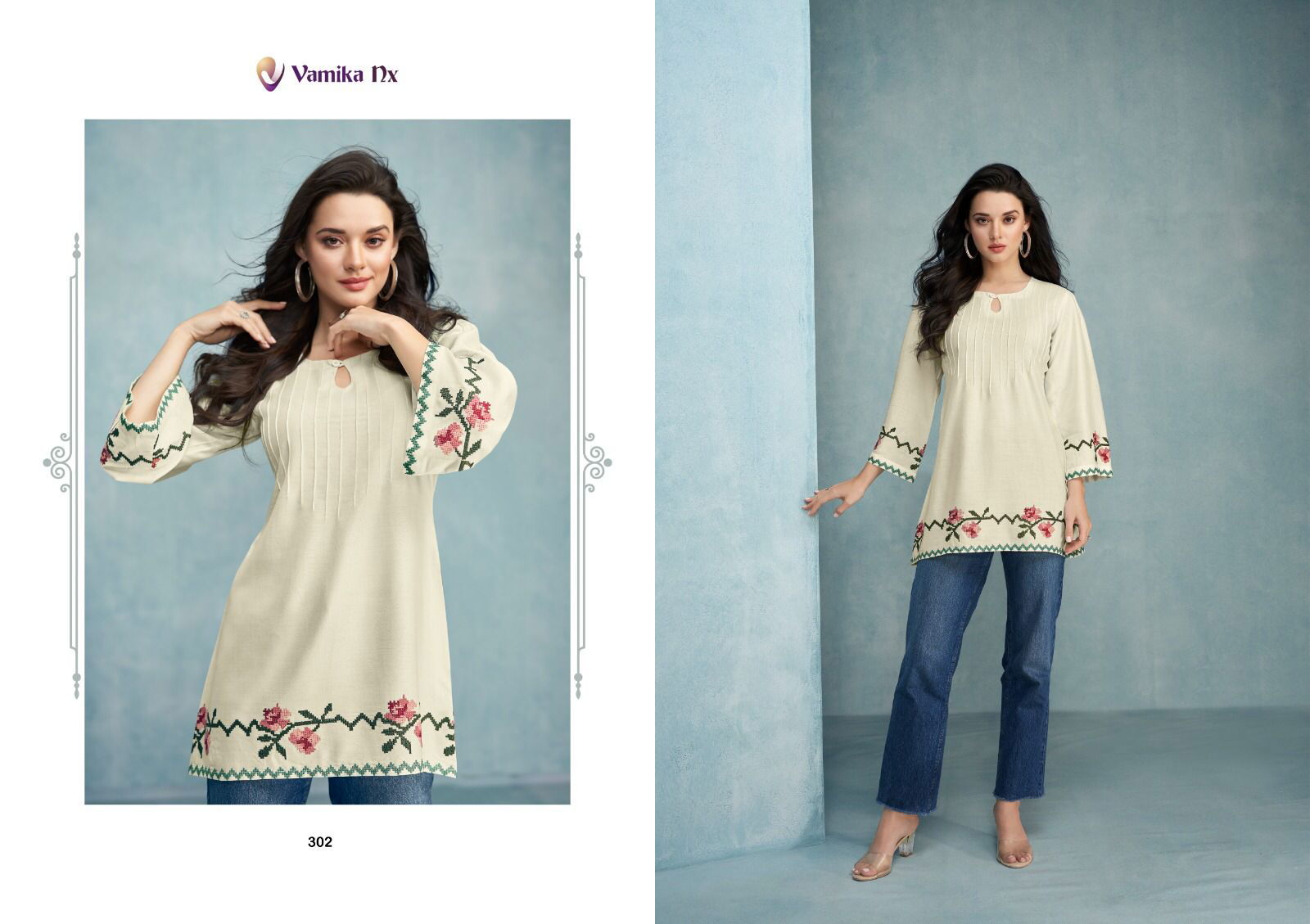 Jaara By Vamika 301-306 Western Ladies Top Catalog